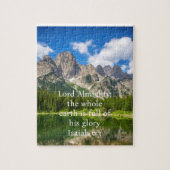 Landschap De hele aarde is vol van zijn glorie Legpuzzel (Verticaal)