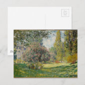 Landschap - De Parc Monceau - Claude Monet Briefkaart (Voorkant / Achterkant)