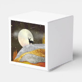 Landschap Deer Moon Bedankdoosjes (Achterkant)