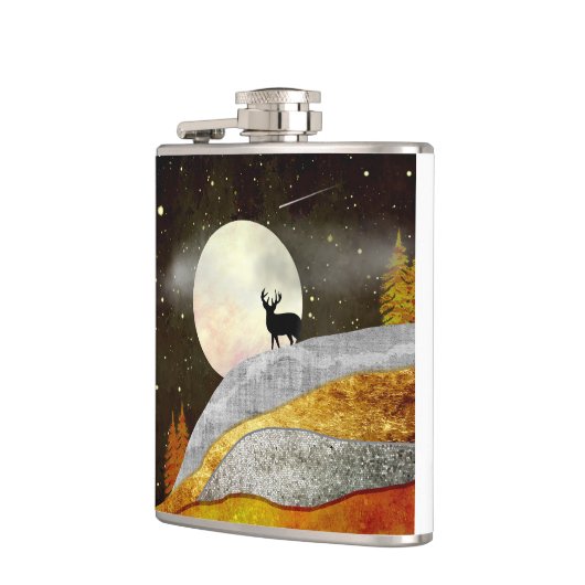 Landschap Deer Moon Heupfles (Links)