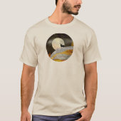Landschap Deer Moon T-shirt (Voorkant)