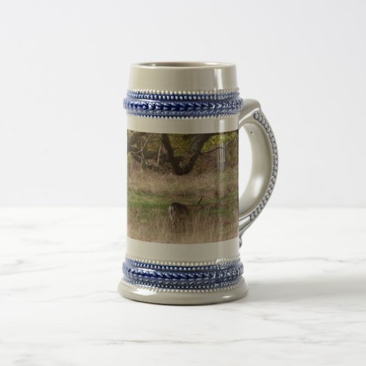 Landschap & Deers Grey/Blue 22 oz Stein Bierpul (Voorkant rechts)