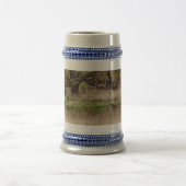 Landschap & Deers Grey/Blue 22 oz Stein Bierpul (Center)
