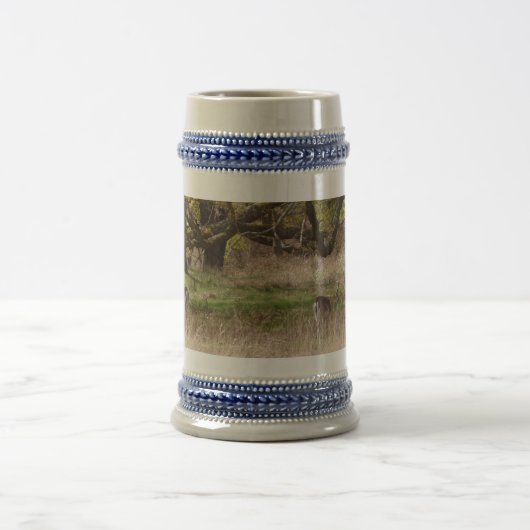 Landschap & Deers Grey/Blue 22 oz Stein Bierpul (Center)