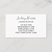 Landschap Design Greenery Visitekaartje (Achterkant)