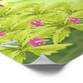 Landschap Dinosaur Poster (Hoek)