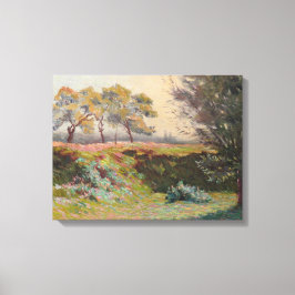 Landschap (door Léo Gausson) Canvas Afdruk