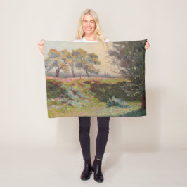 Landschap (door Léo Gausson) Fleece Deken