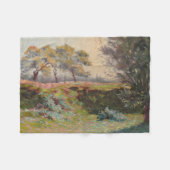 Landschap (door Léo Gausson) Fleece Deken (Voorkant (Horizontaal))