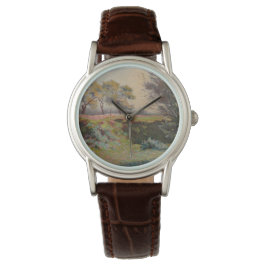 Landschap (door Léo Gausson) Horloge