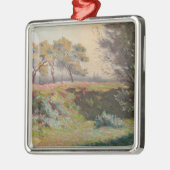 Landschap (door Léo Gausson) Metalen Ornament (Links)