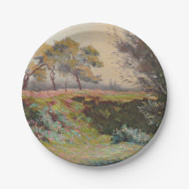 Landschap (door Léo Gausson) Papieren Bordje