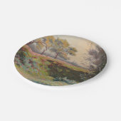 Landschap (door Léo Gausson) Papieren Bordje (Gekanteld)