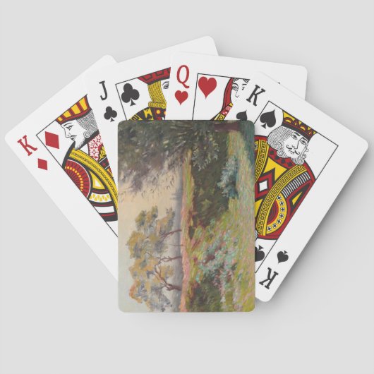 Landschap (door Léo Gausson) Pokerkaarten (Achterkant)