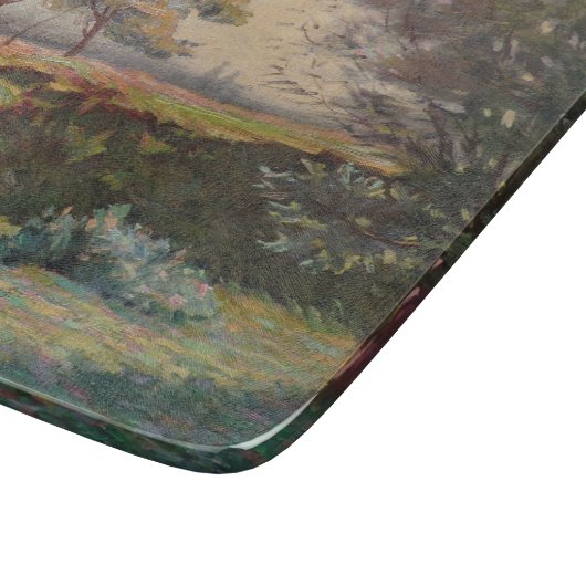 Landschap (door Léo Gausson) Snijplank (Hoek)