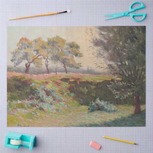 Landschap (door Léo Gausson) Tissuepapier (Craft)