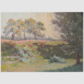 Landschap (door Léo Gausson) Tissuepapier (Voorkant)