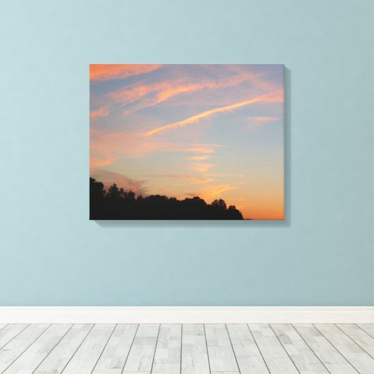Landschap Elkridge Sunset Maryland Canvas Afdruk (Insitu (Houten vloer))