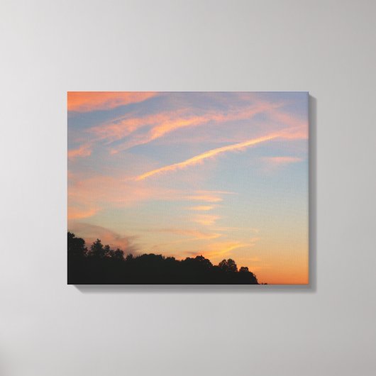 Landschap Elkridge Sunset Maryland Canvas Afdruk (Voorkant)