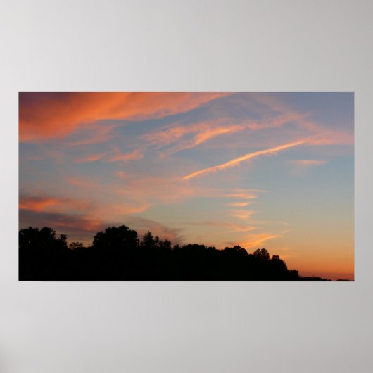 Landschap Elkridge Sunset Maryland Poster (Voorkant)