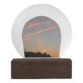 Landschap Elkridge Sunset Maryland Sneeuwbol (Achterkant)