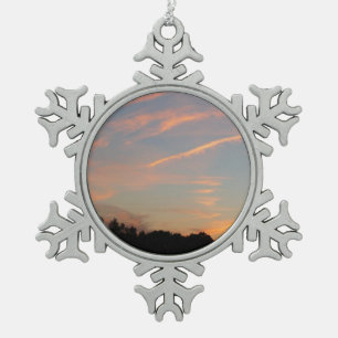 Landschap Elkridge Sunset Maryland Tin Sneeuwvlok Ornament
