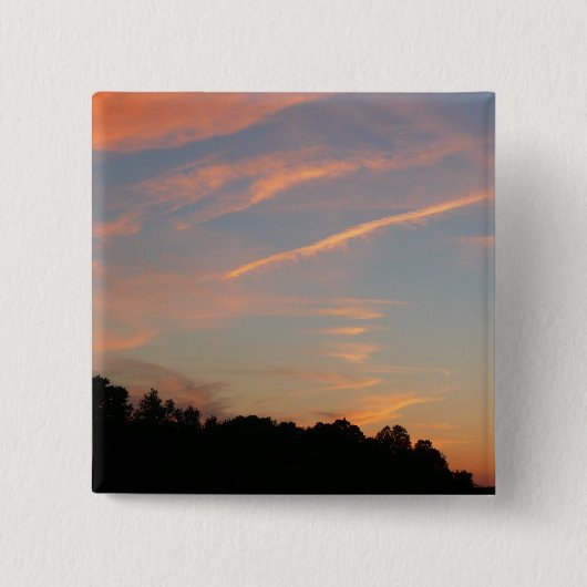 Landschap Elkridge Sunset Maryland Vierkante Button 5,1 Cm (Voorkant)