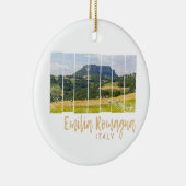 Landschap Emilia-Romagna Italië Oud Aandenken Keramisch Ornament (Rechts)