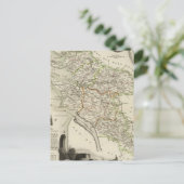 Landschap en bossen briefkaart (Staand voorkant)