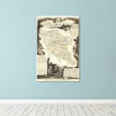 Landschap en bossen canvas afdruk (Insitu (Houten vloer))