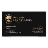 Landschap- en ontwerprotatiestructuur voor de Lawn Magnetisch Visitekaartje (Voorkant)