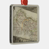 Landschap en steden metalen ornament (Rechts)