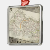 Landschap en steden metalen ornament (Links)