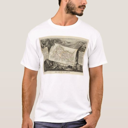 Landschap en steden t-shirt (Voorkant)