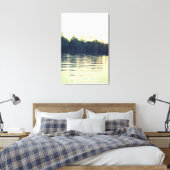 Landschap en water canvas afdruk (Insitu (Slaapkamer))