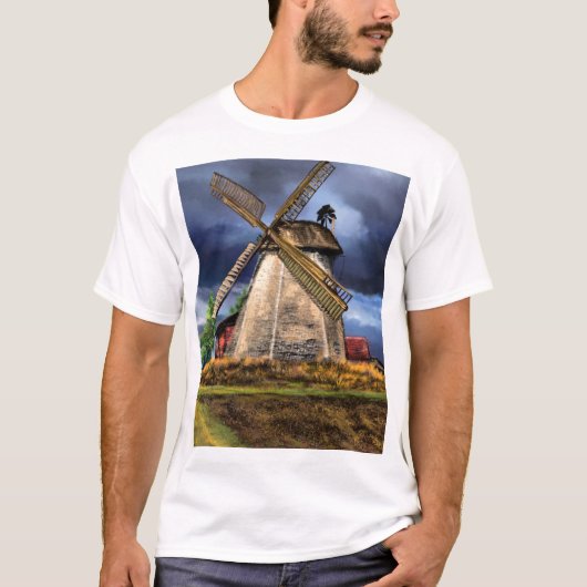 Landschap en Weer in Nederland T-Shirt (Voorkant)