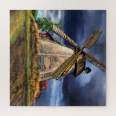 Landschap en weersomstandigheden in Nederland Puzz Legpuzzel (Horizontaal)