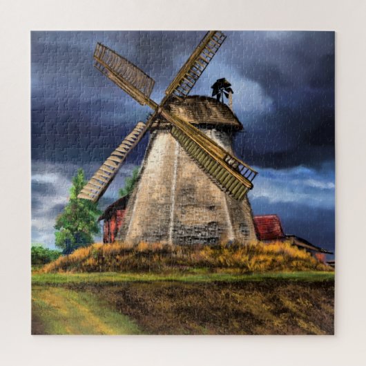 Landschap en weersomstandigheden in Nederland Puzz Legpuzzel (Verticaal)