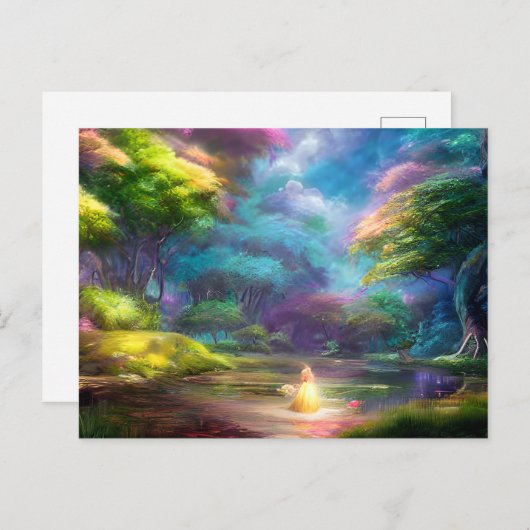 Landschap Fairyland Briefkaart (Voorkant / Achterkant)