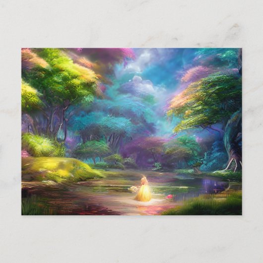 Landschap Fairyland Briefkaart (Voorkant)
