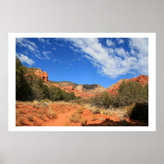 Landschap Fay Canyon Poster (Voorkant)