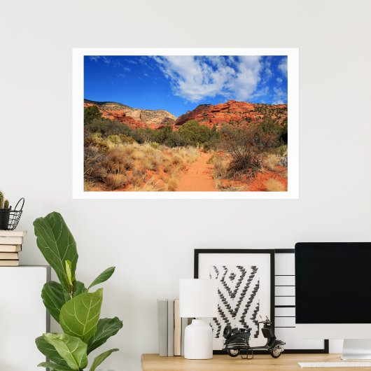 Landschap Fay Canyon Poster (Thuiskantoor)