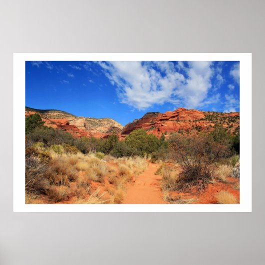 Landschap Fay Canyon Poster (Voorkant)