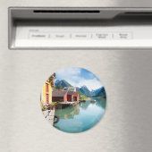 Landschap Fjaerlandsfjord fjord in Noorwegen Magneet (Insitu (Vaatwasser))