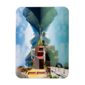 Landschap Fjaerlandsfjord fjord in Noorwegen Magneet (Verticaal)