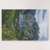 Landschap Fjord Noorwegen Legpuzzel (Horizontaal)