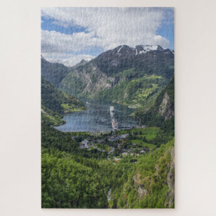 Landschap Fjord Noorwegen Legpuzzel