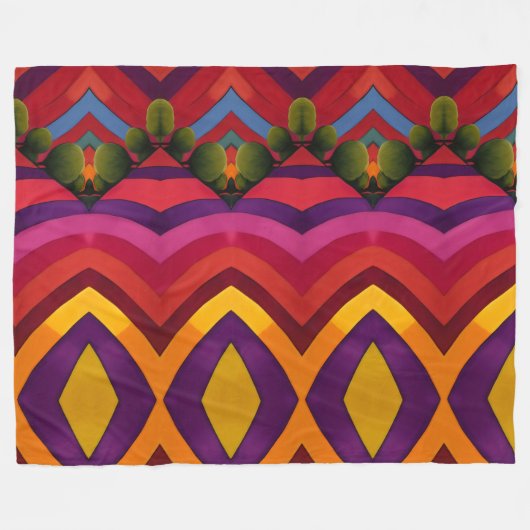 Landschap Fleece Deken (Voorkant (Horizontaal))