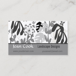 Landschap Floral Summer Garden Design Pattern Visitekaartje