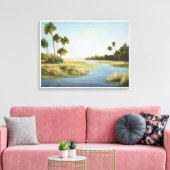 Landschap Florida Schilder Afdrukken - Wetlands (Insitu (Woonkamer))